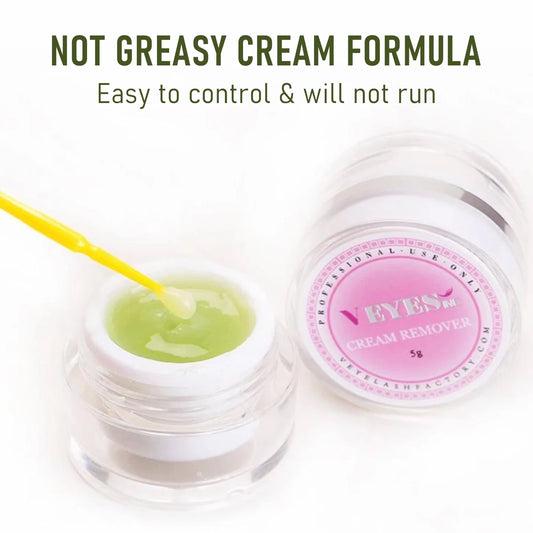 Veyes Inc Eyelash Extensions Cream Remover Veyelash Aloe Ingredients Eyelashes Glue Remover Soft Gentle Remover For Makeup