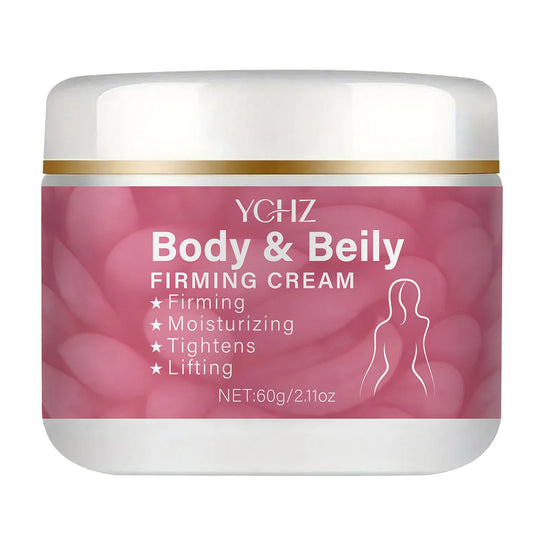 Tightening Abdominal Cream | Rich in Collagen and Hyaluronic Acid, Moisturizing and Nourishing, Used for Firming and Smoothing, Light Beige Color, Light Beige Firming Cream for the Body 2.11 Oz/60G.