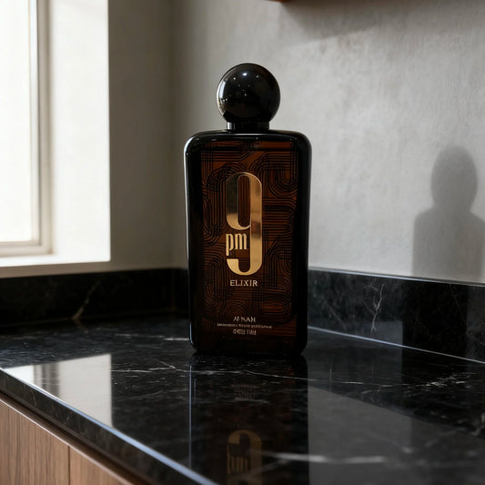 Afnan 9PM Elixir Unisex Extrait de Parfum, 3.4 Fl. Oz Long-lasting fragrance suitable for everyday use Valentine's Day gifts