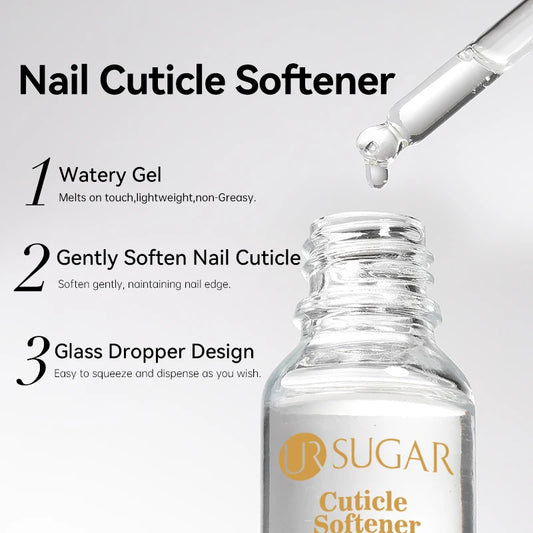 UR SUGAR 15ml Cuticle Softener Regenerating Oil Preventative Nail Polish Softener For Dead Skin Dry Manicures Gel Nail Care Tool