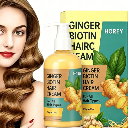 Ginger Hair Conditioner Natural Ginger Extract Nourishing Smoothing Strengthening Hair Care for Damaged Hair All Hair Types
