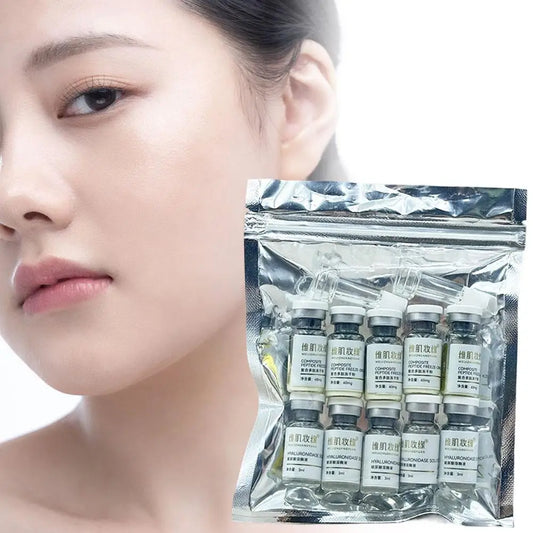 Blue Copper Peptide Lyophilized Powder GHK‑Cu Ampoule Skin Repair Hydrating Moisturizing Elasticity Boosting Anti Aging Essence