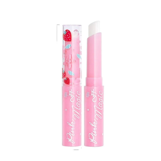Plump Color Changing Lip Balm Nourishing Long Lasting Moisturizing Lip Balm Repair Non Stick Strawberry Lip Balm Lip Care