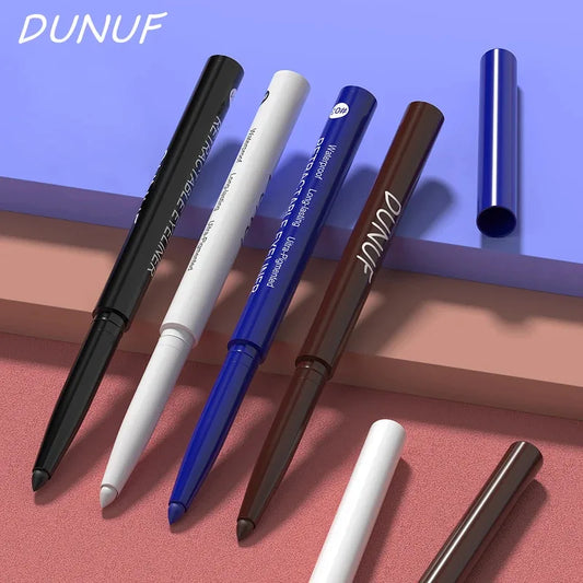 4 Pcs/set Retractable Eyeliner Durable Waterproof Eyeliner Pencil Non-smudging Soft Easy to Operate Sweat