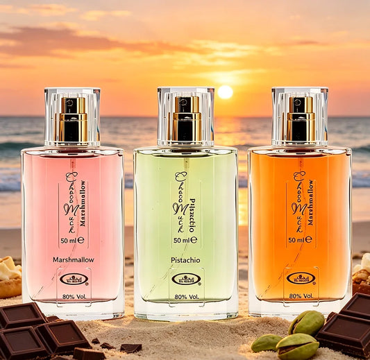 Al Rehab gourmet perfume, 50ml spray version, neutral fragrance, lasting fragrance, milk chocolate core, senior niche, lasting sweet fragrance, suitable for any venue