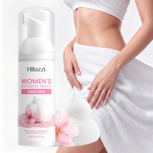 WOMEN'S INTIMATE WASH SAKURA,Deeply cleanses with rich foam, gently cares for skin, controls odor, and cleanses intimate areas.