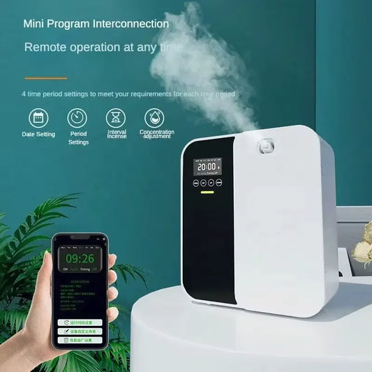 Hotel Aroma Diffuser Machine Wall Mounted Room Fragrance Diffuser Bluetooth Electric Smell Distributor Electric Smell for Home