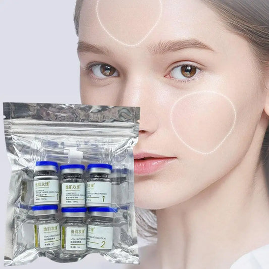 Blue Copper Peptide Lyophilized Powder GHK‑Cu Ampoule Skin Repair Hydrating Moisturizing Elasticity Boosting Anti Aging Essence