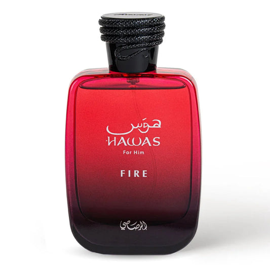 Luxury Rasasi Hawas Fire For Him Eau De Parfum 100ml Long Lasting Woody Oriental Fragrance Original Arabian Men Cologne Perfume Gift Box