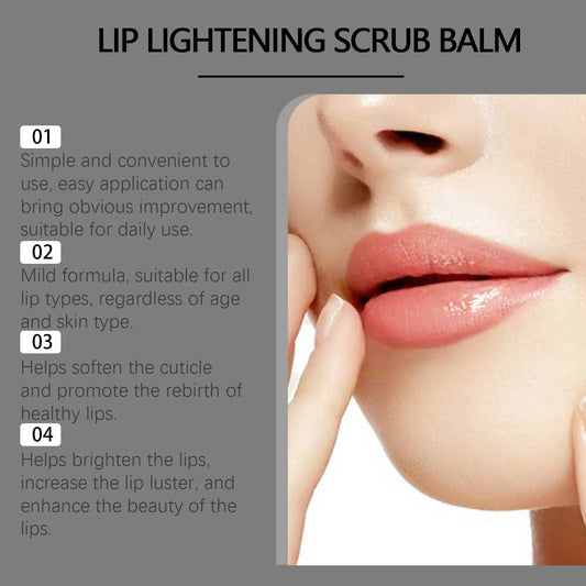 Lip Scrub Exfoliator Hyaluronic Acid Moisturizing Dead Skin Removal Fade Lip Lines Reduce Melanin Nourishing Chapped Lip Care