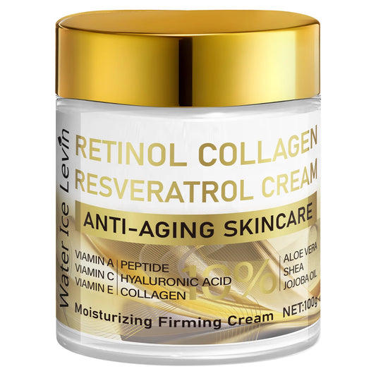 Vitamin a Collagen Firming Cream, Contains Hyaluronic Acid, Day and Night Firming Moisturizer, Gentle Ingredients, Nourishes, Smooths, and Lifts the Skin