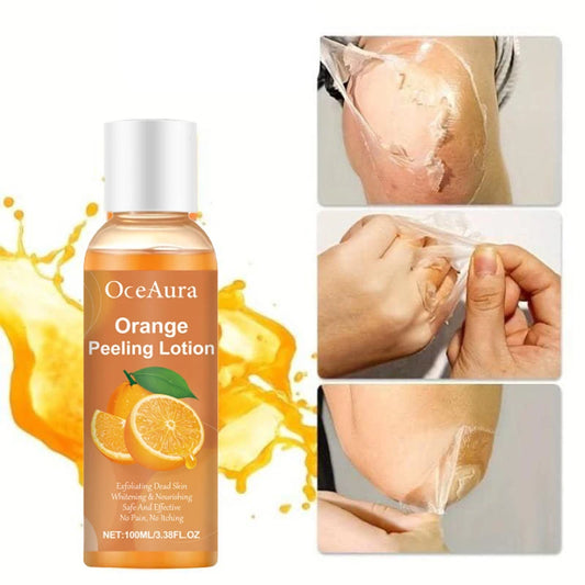 Orange Peel Essential Oil Deep Cleansing Exfoliating Gentle Formula To Soften Smooth Skin Natural Face & Body Scrub Massage Oil