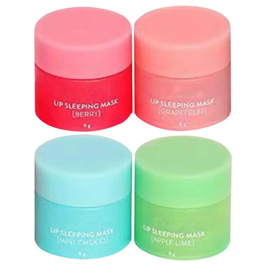4pcs Lip Sleeping Masque Nourishing Moisturizing Sleep Lip Masque Moisturizing Nourish Lip Balm Fade Lip Lines Lip Care Lip Mask