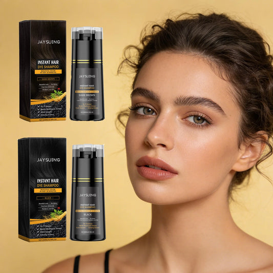 Polygonum Multiflorum Hair Dye Shampoo Herbal Nourish Repair Roots Boost Hair Vitality Repair Hair Damaged Instant Dye Shampoo