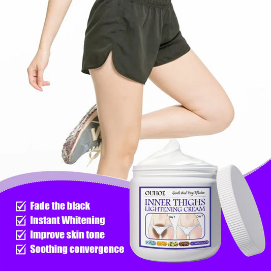 Private Parts Whitening Cream Inner Thigh Darkness Removal Whiten Butt Elbow Dark Spot Melanin Removal Body Snow Bleach Cream