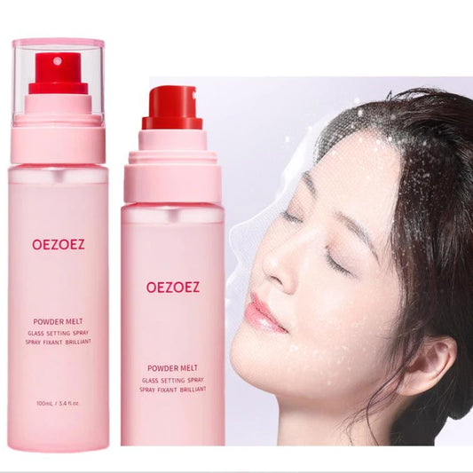 Setting Spray Makeup Fixer Hydrating Finishing Mist Lightweight Dewy Natural Glow Spray Facial Primer Mist Longwear Hold Fresh