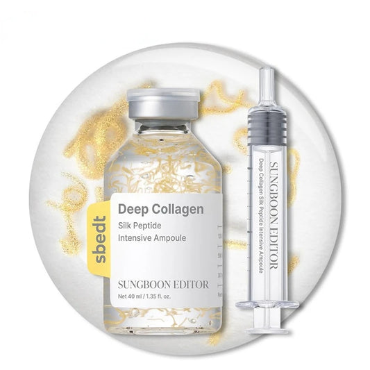 Luxury Sbect Deep Collagen Skin Care Kit Silk Peptide Ampoule PDRN Ampoule Boosting Serum Retinol Capsule Cream Brightening