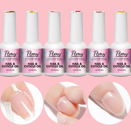 Nail Cuticle Oil - 15ml, Alcohol-Free, Vitamin C &, Glycerol Infused, Moisturizing Hand &, Foot Care for Dry Skin