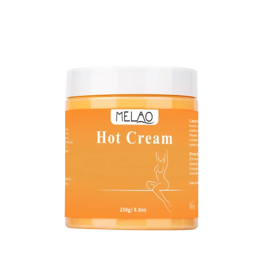 MELAO Hot Cream Massage Gel - Natural and 87% Organic Anti Cellulite Slimming Lotion Fat Burning Massage Weight Loss Cream