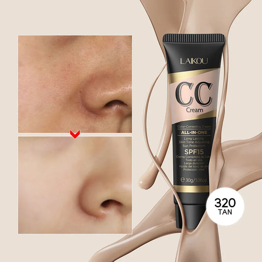 CC Cream Foundations Cover Blemishes Tinted Moisturiser Face Women Color Correcting Cream Tinted Moisturiser Hydrating