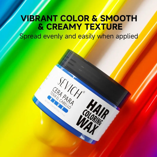 Hair Colour Wax Temporary Hair Color Wax Easy To Wash DIY Hairs Dyed Mud Long Lasting Paint Coloring Cream Colored Hair Dye