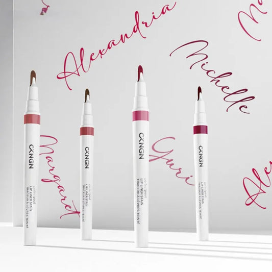 Precise Tip 2-in-1 Lip Liner & Lip Stain Waterproof Non-transfer Long Lasting Lip Liner Pencil Lip Tint