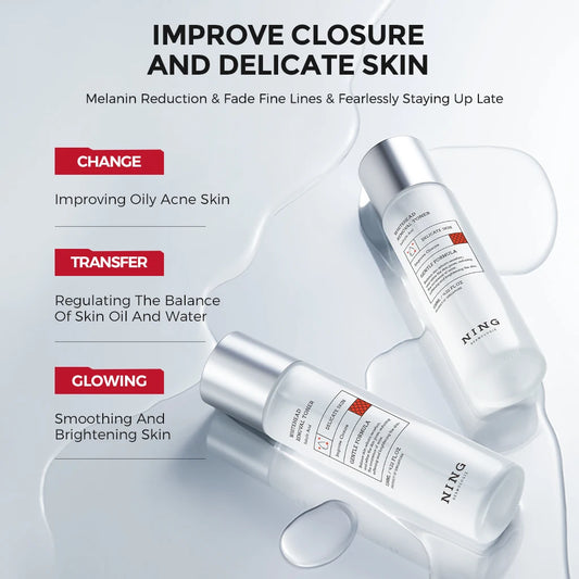 NING WHITEHEAD REMOVAL TONER MINIMIZES PORES, REDUCES BLACKHEADS, BRIGHTENS, CONTROLS OIL