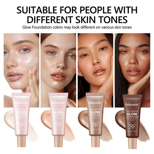 Glow Foundation Illuminator Glotion Natural Glow Enhancer Glowing Moisturizing Lightweight base Multi-purpose Illuminator Highli