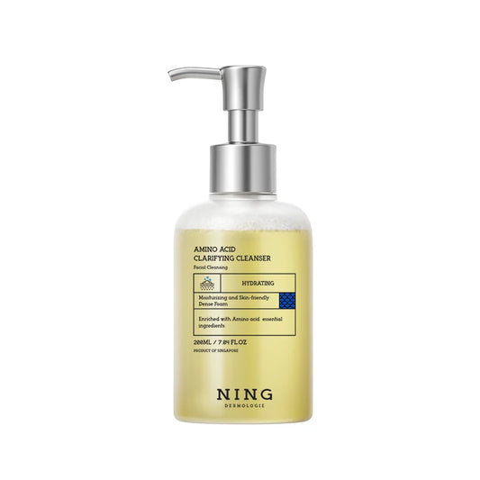 NING DERMOLOGIE Amino Acid Korean Facial Cleanser with Salicylic Acid Help with Pore Tighten, Acne & Blackheads