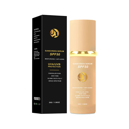 Sunscreen Liquid Foundation Waterproof Sweatproof Concealer Skin Tone Natural Matte Finish Pores Blur Long Lasting Lightweight