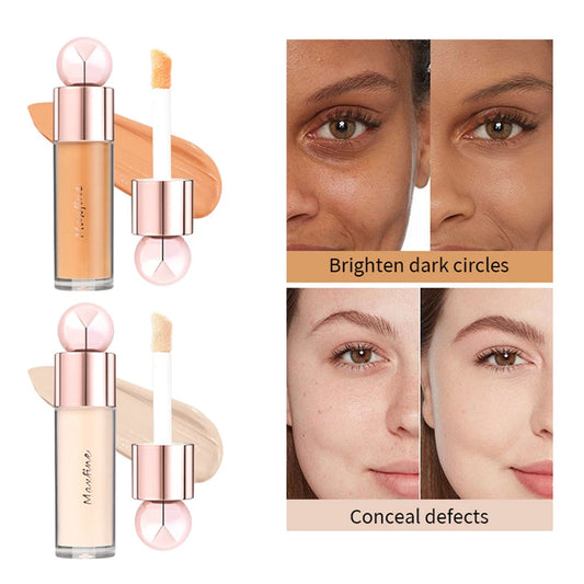 Concealer with Pore Blurring Moisturizing Oil Control Long Lasting Sweat Resistant Non Transfer for Covering Facial Blemishes