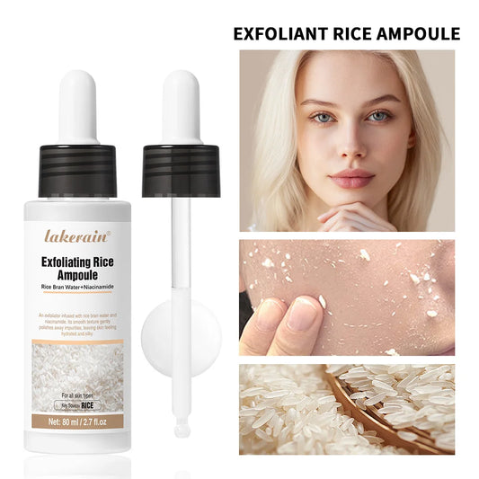 Rice Peeling Ampoule Soft Exfoliating Face and Body Scrub Dead Skin Cells Blackhead Remover for All Skin Types korean skin care