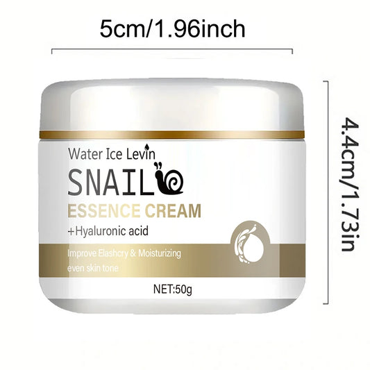 Snail Mucus Moisturizing Cream - Day and Night Cream, Containing Niacinamide, Hyaluronic Acid, and Vitamin E, Suitable for All Skin Types - Firming, Lifting, and Smoothing Skin Care, Suitable for Winter and Autumn Use