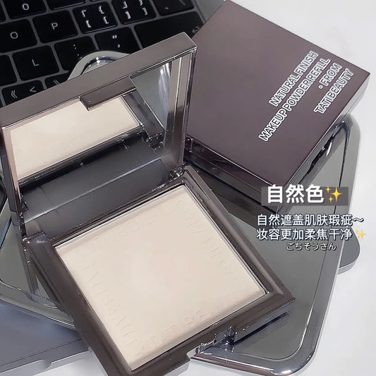 TATIBEAUTY Small Silver Block Powder Soft Focus Oil Control Setting Powder Concealer Pore Light Powder Loose Powder
