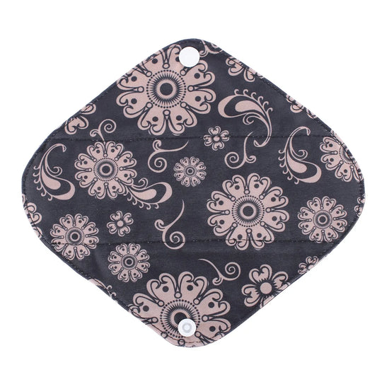 [Sigzagor]1 XS S Long Panty Liner Cloth Menstrual Pad Bamboo Charcoal Sanitary Reusable Washable