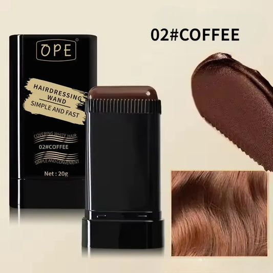 Three-Color Hair Dye Stick, a Miracle for Covering Gray Hair, Long-Lasting Color, One-Time Use.