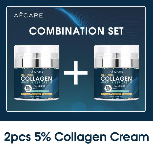 8% Collagen Face Cream with High-Quality Hyaluronic Acid Anti-Wrinkle Retinol Moisturizing Anti-Aging Facial Skincare Product