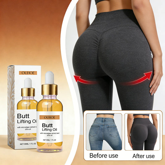 Buttock Enlargement Oil Hip Lifting Growth Firming Nourishing Moisturize Skin Tighten Pores Enhance Elasticity Body Massage Care