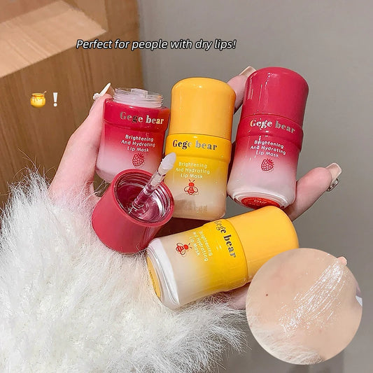 Gege Bear Lip Balm Moisturizing and Fading Lip Lines to Prevent Chapped Lipstick Base