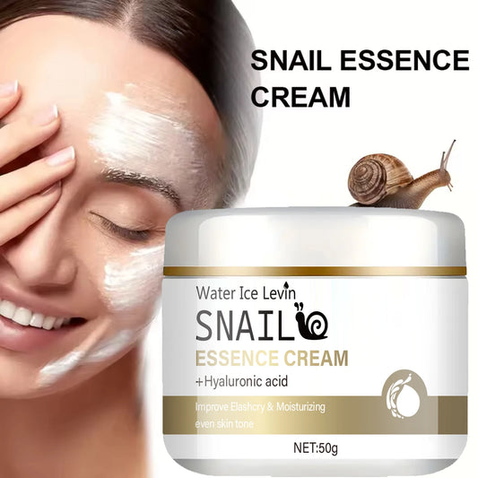 Snail Mucus Moisturizing Cream - Day and Night Cream, Containing Niacinamide, Hyaluronic Acid, and Vitamin E, Suitable for All Skin Types - Firming, Lifting, and Smoothing Skin Care, Suitable for Winter and Autumn Use