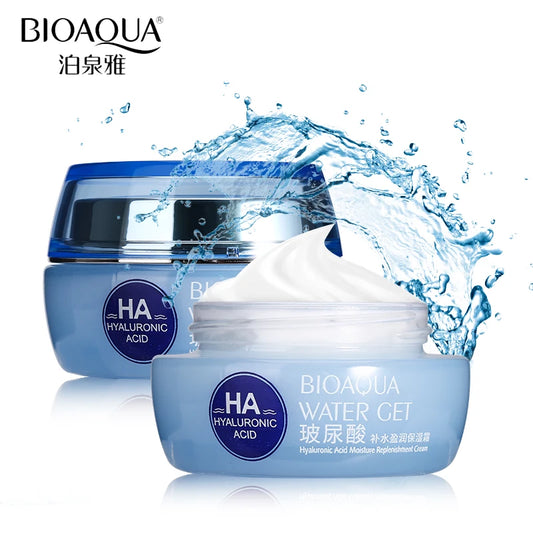BIOAQUA Hyaluronic Acid Moisturizing Face Cream  Collagen Facial Cream Improve Firming Brightening Essence Skin Care 50g