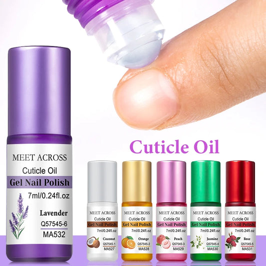 7ml Nail Nutrition Oil 6 Smells Nail Treatment Cuticle Repair Oil Prevent Agnail Nail Polish Nourish Skin Remedy Manicure Nails