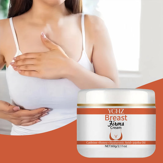 Hyaluronic Acid Jojoba Oil Honey Breast Firming Cream — Breast Firming Gel Specially Designed for Sagging Skin, Moisturizing Breast Cream for Women's Body Care, Suitable for All Skin Types (Non-Sensitive Skin)