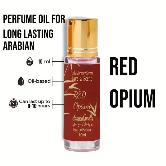 Red Opium Fragrance Essential Oil for Women Vanilla Musk Long-Lasting Scent Must-Have Gifts Daily Necessity Perfume With Box
