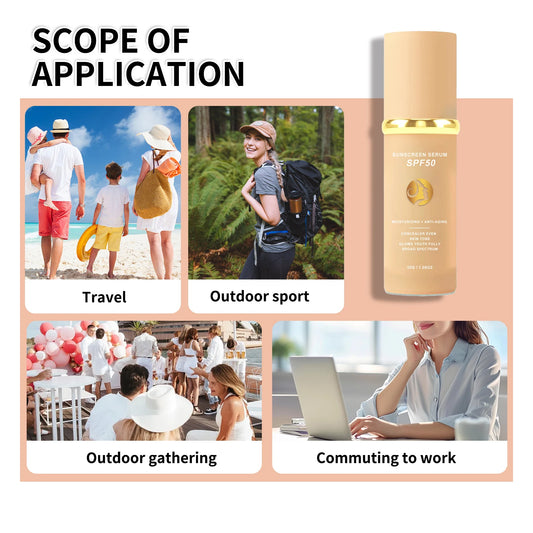 Sunscreen Liquid Foundation Waterproof Sweatproof Concealer Skin Tone Natural Matte Finish Pores Blur Long Lasting Lightweight
