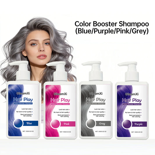 Color Booster Shampoo Lock Hair Color Enhance Semi-Permanent Colour Not Damaging Hair Non-irritating Scalp Hairdressing Shampoo