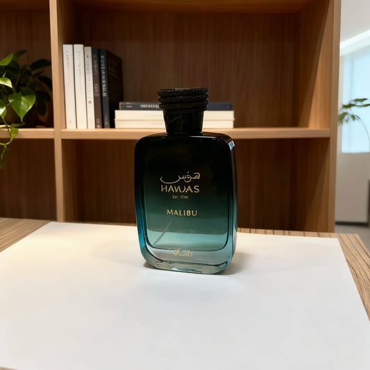 Hawas Malibu Men's EDP Spray 3.38 Oz Edp Spray Perfume Fragrance for Men