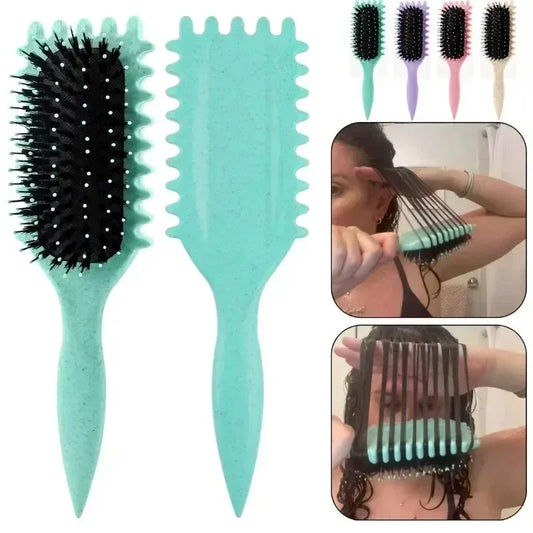 Curly Hair Styling Brush Tangle-Free Shaping Comb for Men And Women's Curls - Hairdressing Tool