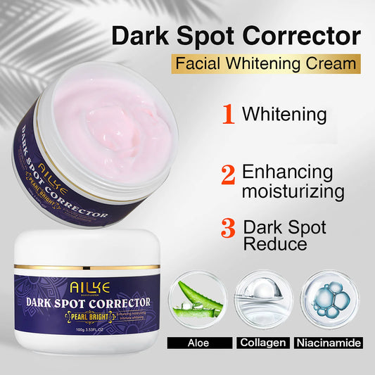 AILKE Whitening Face Cream, Day and Night Cream, Reduce Wrinkles, Freckles, Black Spots, Suitable for Women