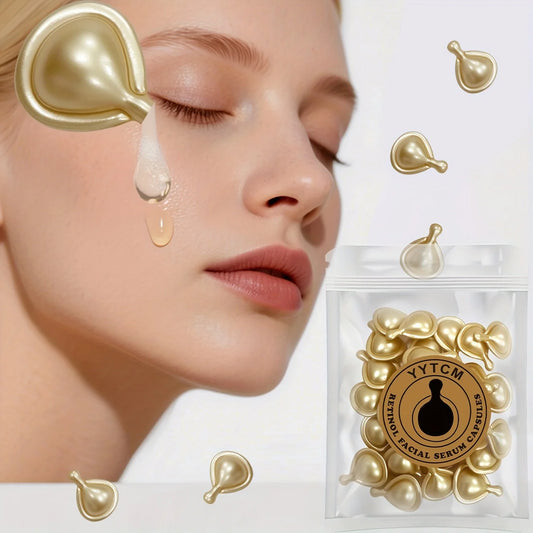 Retinol moisturizing essence capsule, containing hydrolyzed collagen and nicotinamide essence (0.5gx30 capsules)/bag -1 bag
